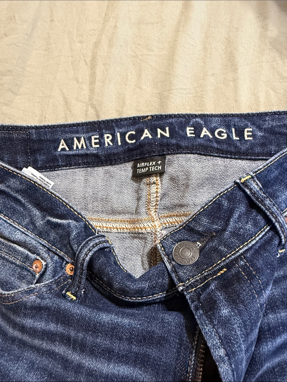 American Eagle Outfitters Men’s Dark Indigo Slim Stretch Jeans